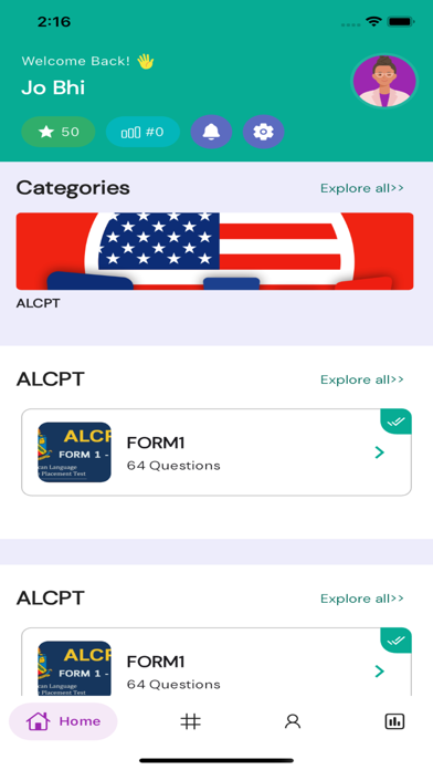 ALCPTQUIZ Screenshot