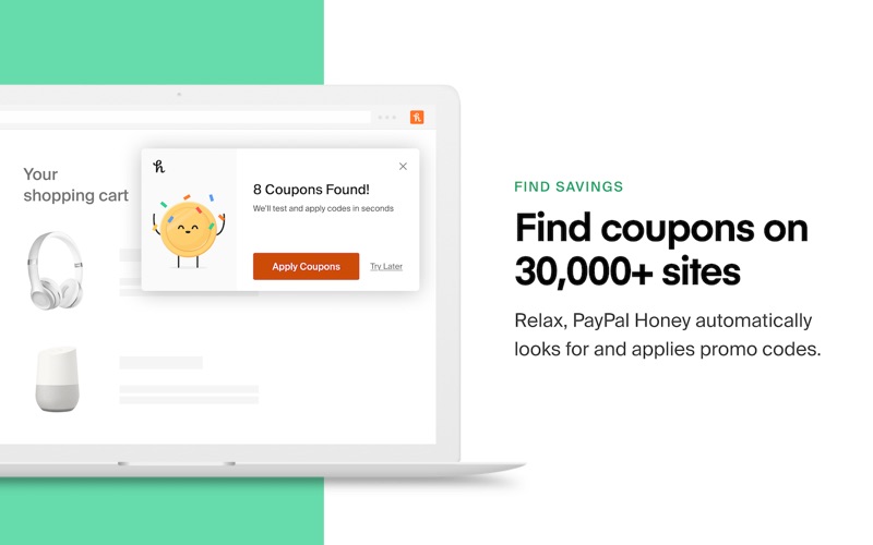 Screenshot #2 pour PayPal Honey for Safari