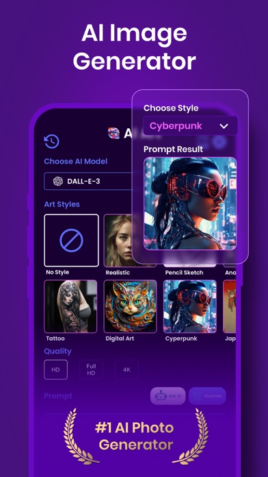 AI Art Photo & Image Generator Screenshot
