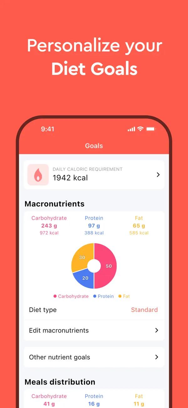 #2. Macros - Calorie Counter (iOS) By: JosmanTek