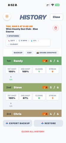 PULL - Sporting Clay Scoring Screenshot 2 of 4