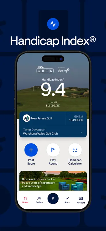 GHIN: Handicap Index® & GPS screenshot 1 of 6