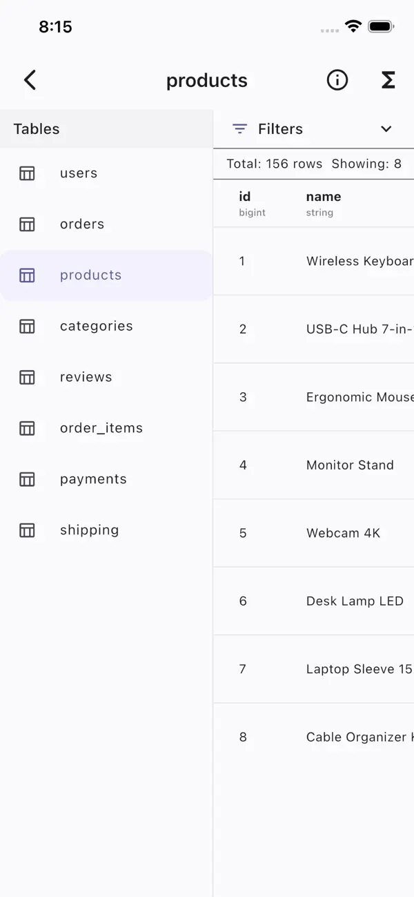 #5. DB Linker (iOS) di: jaehyun kim