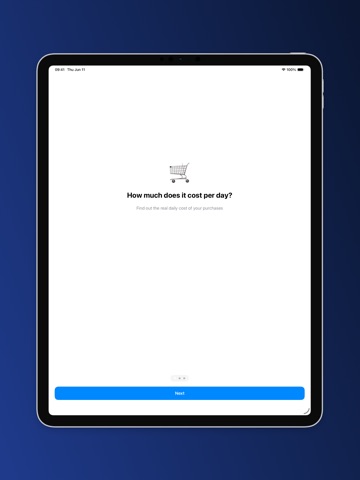 Dailycharge iPad screenshot