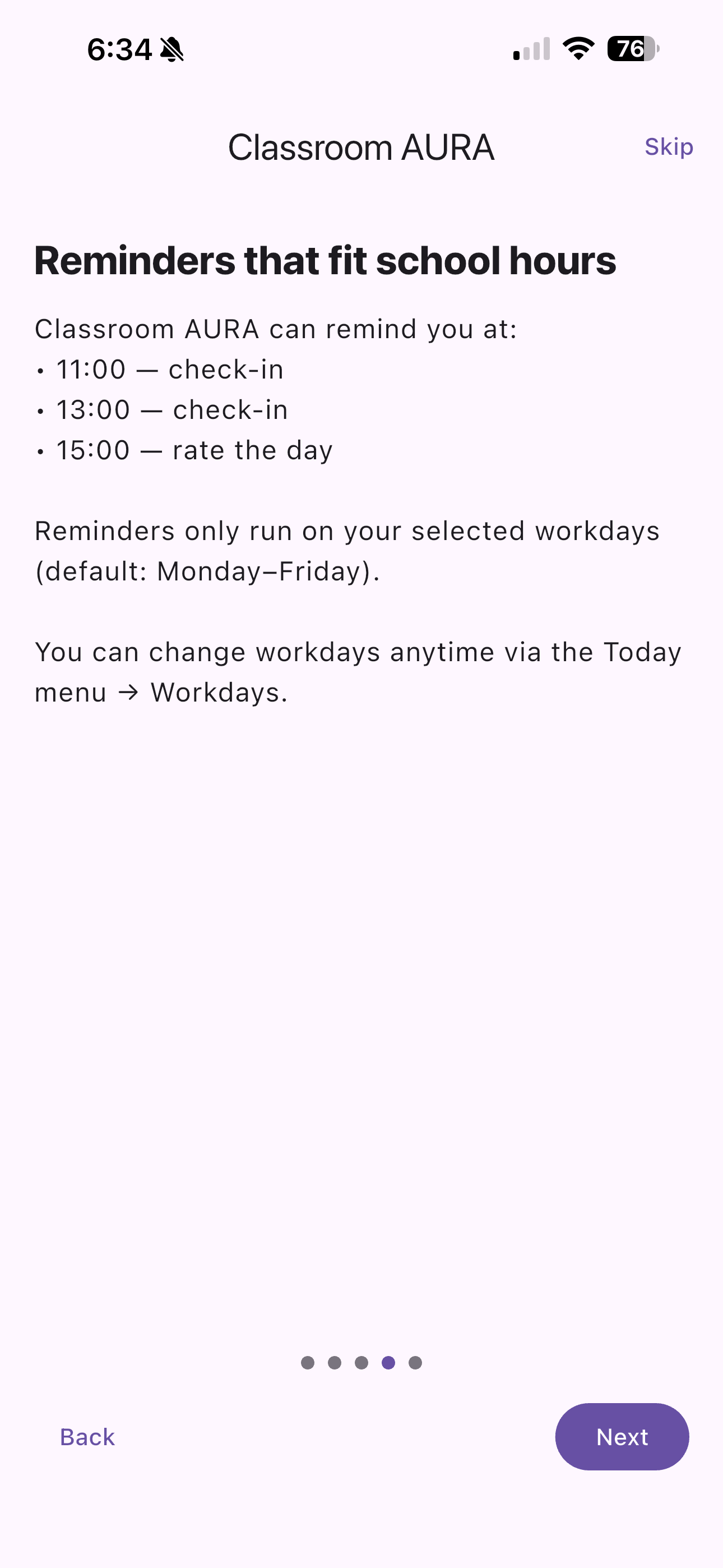 Secure Start Classroom AURA
