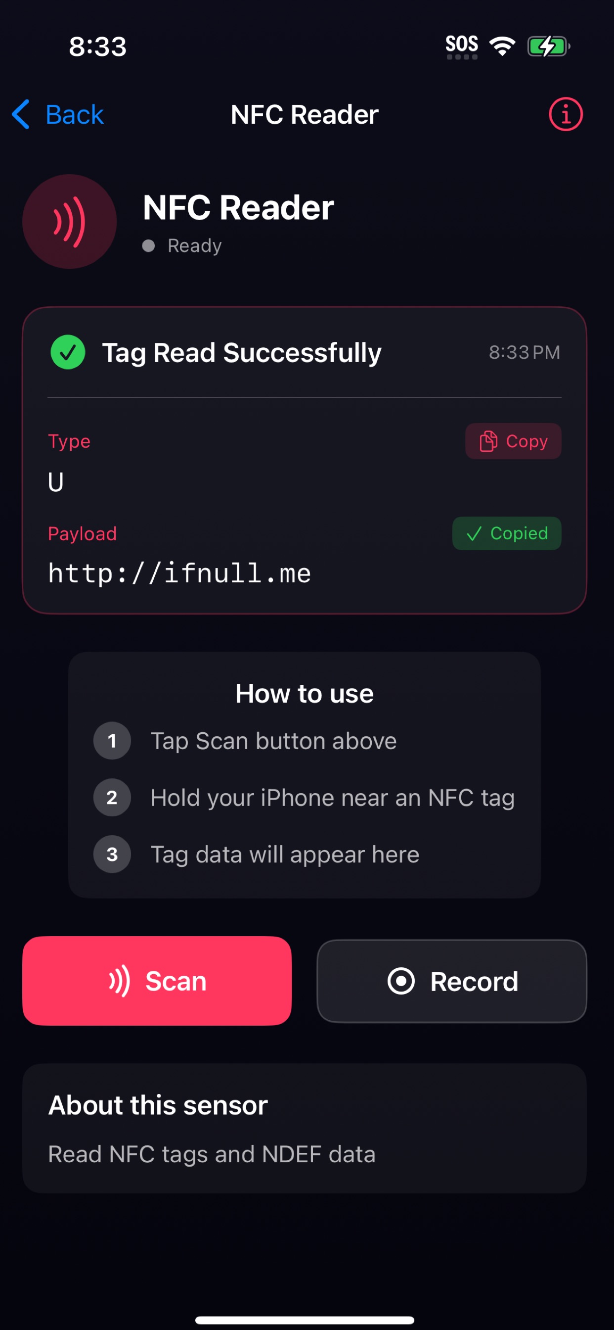 Just Sensors screenshot 3