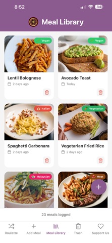 Meals Roulette Screenshot 4 of 4