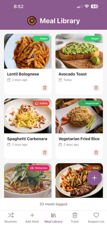 Meals Roulette screenshot 4 of 4
