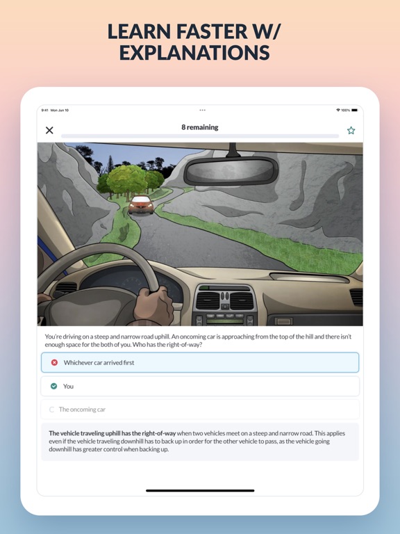 Zutobi: Permit & Driving Prep iPad screenshot 5 - Education app