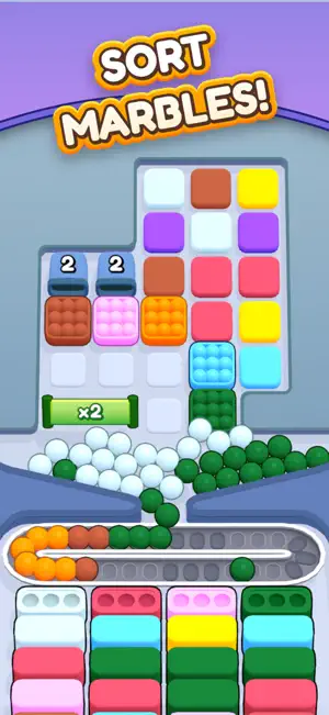 Marble Sort! - Color Puzzle screenshot 1