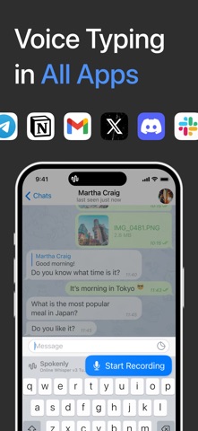 Spokenly: Audio to Text AI app iPhone screenshot
