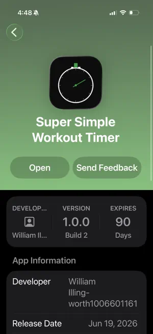 Super Simple Workout Timer screenshot 2