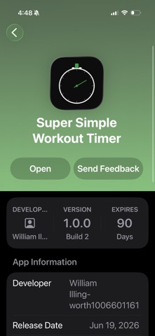 Super Simple Workout Timer Screenshot 2 of 7