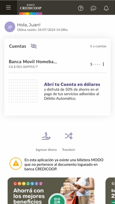 BANCA CREDICOOP Screenshot