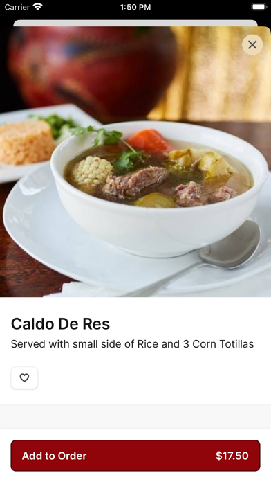 Hacienda Mariana Restaurant iPhone screenshot 4 - Food & Drink app