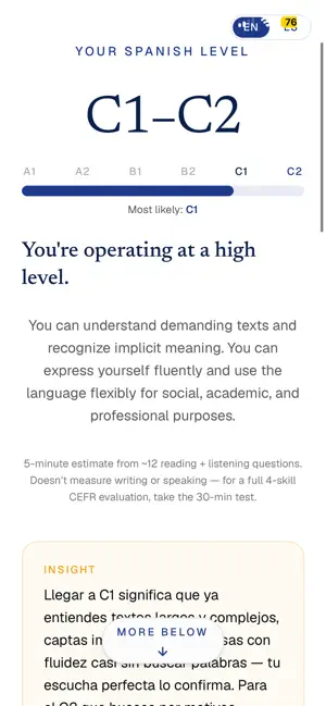 Nivelo: Learn Spanish screenshot 1