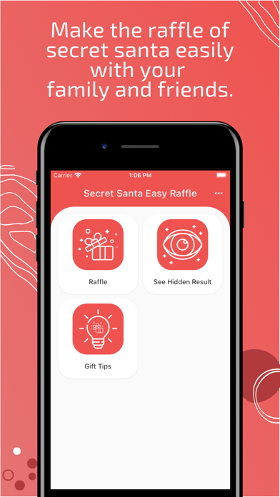 Screenshot #1 pour Père Noël Secret Tirage Facile