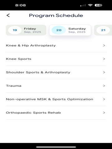 OSET iPad screenshot