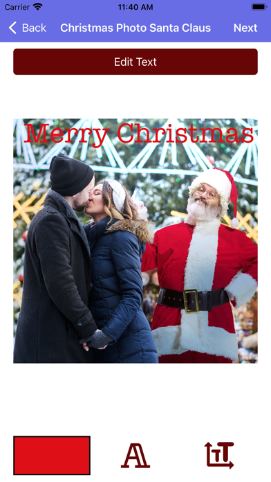 Christmas Photo Santa Claus Screenshot