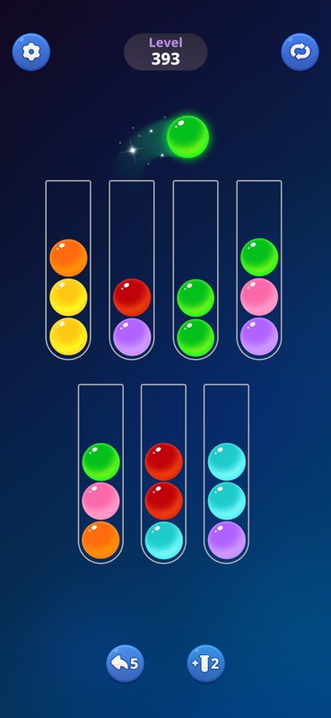 Puzzle de Ordenar Bolas screenshot 2