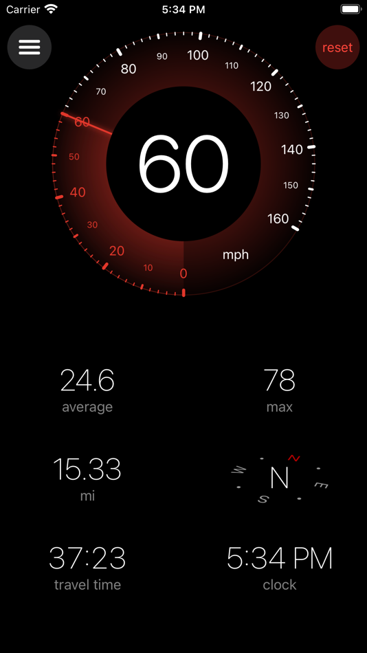 #2. Speedometer × (iOS) By: DOUBLE U s.r.o.