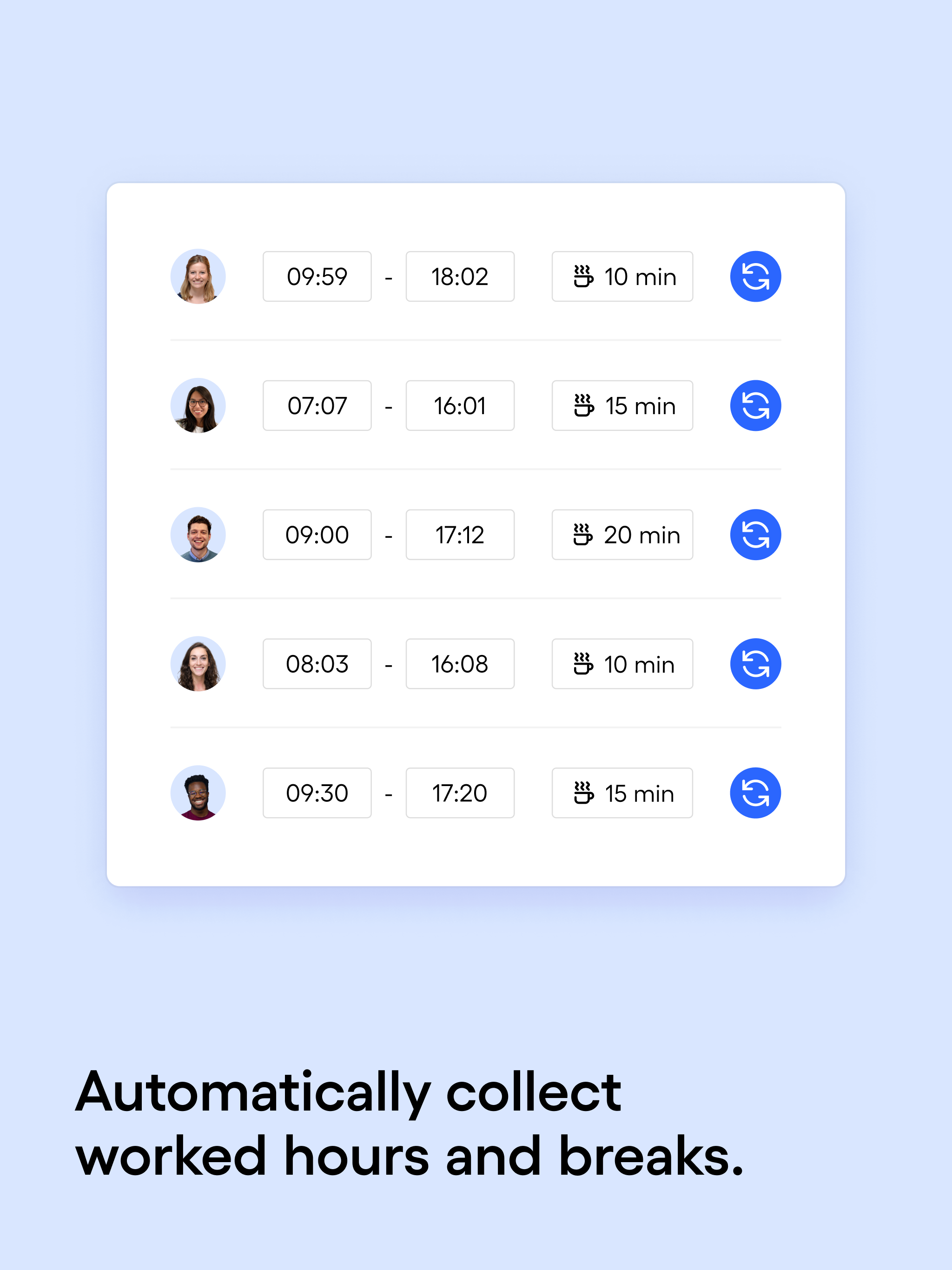 Skello: time clock