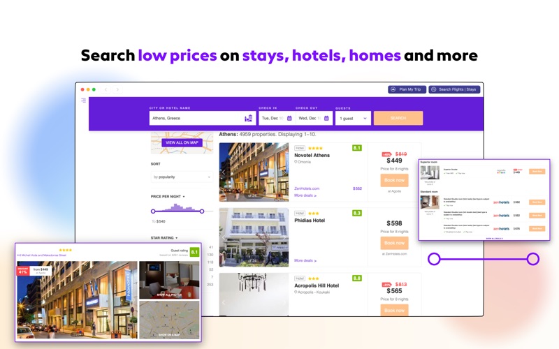 TripStruct: Flights & Stays Screenshot