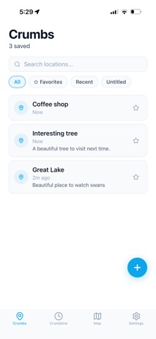 Pincrumbs screenshot