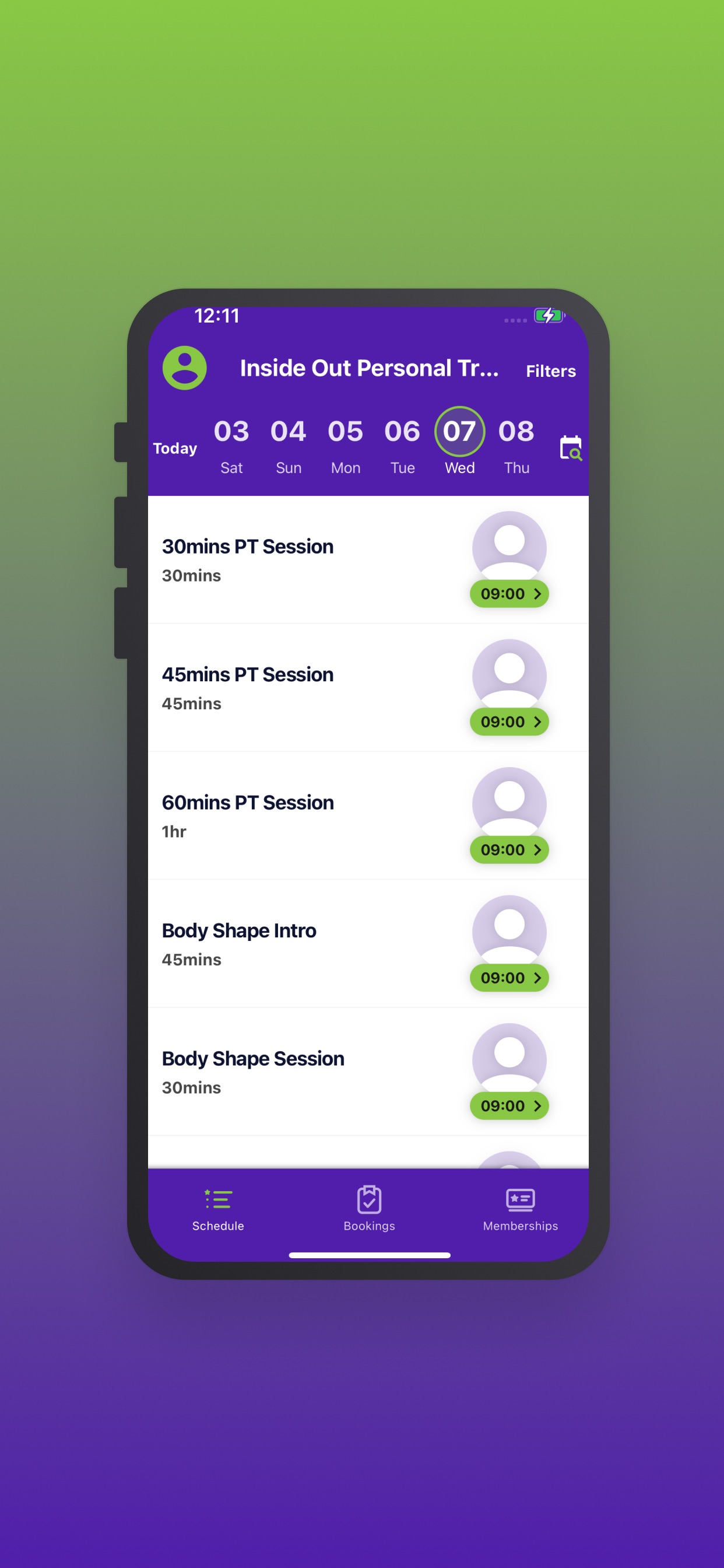 Screenshot 2 of InsideOut Schedule