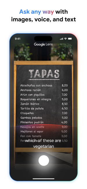 Google - More ways to search תמונות מסך