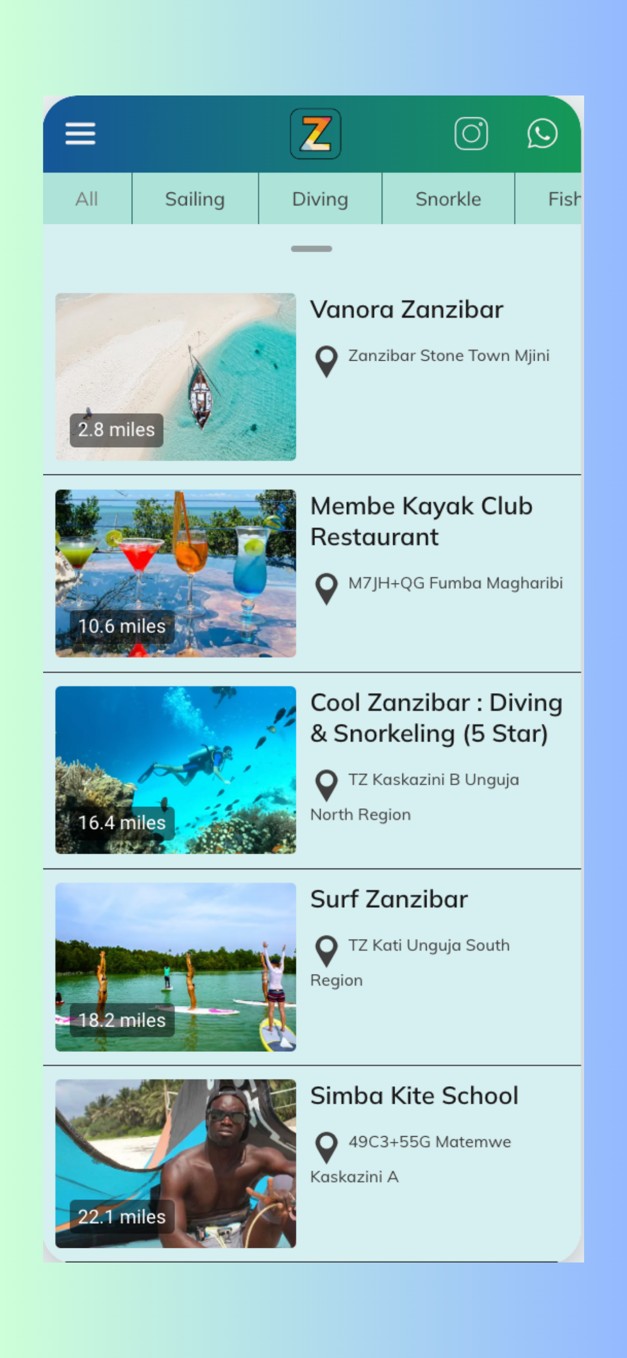 The Zanzibar APP