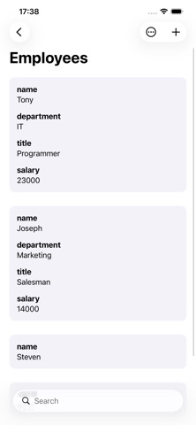 BlitzData admin iPhone screenshot