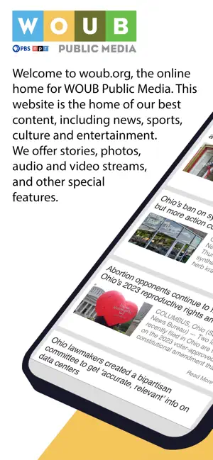 WOUB Public Media App screenshot 1