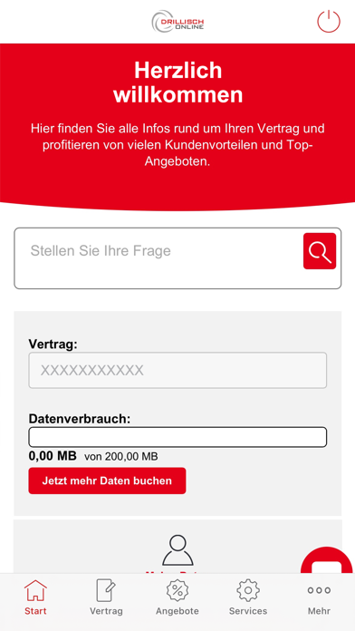 Screenshot #1 pour Drillisch Online Servicewelt