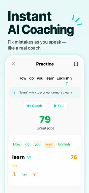 Intona: AI Pronunciation Coach screenshot 2