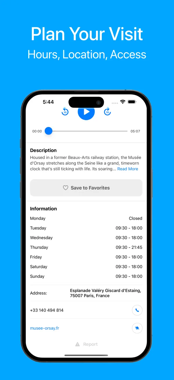 Paris Audio Guide . Screenshot 6