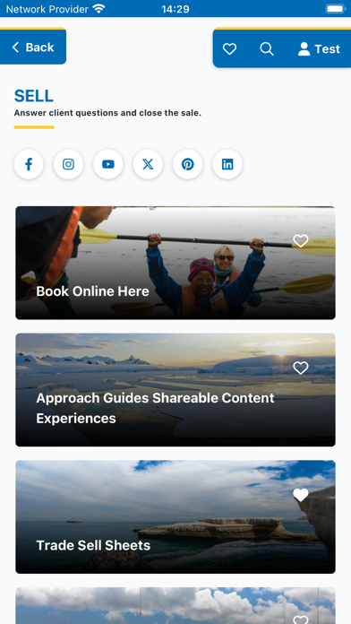 Lindblad Expeditions Screenshot