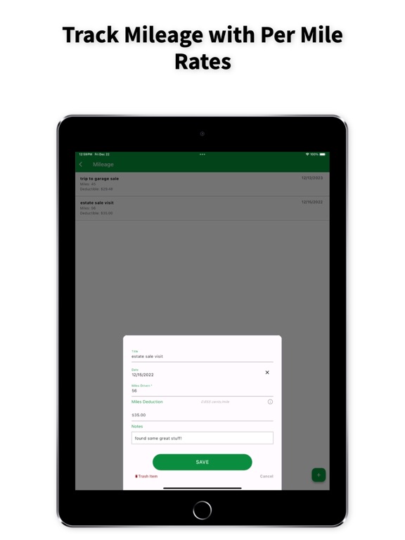 Flippd - Resellers, Inventory iPad screenshot 9 - Business app
