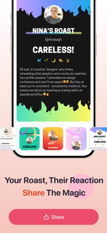 RoastMyGram: AI Social Roast screenshot