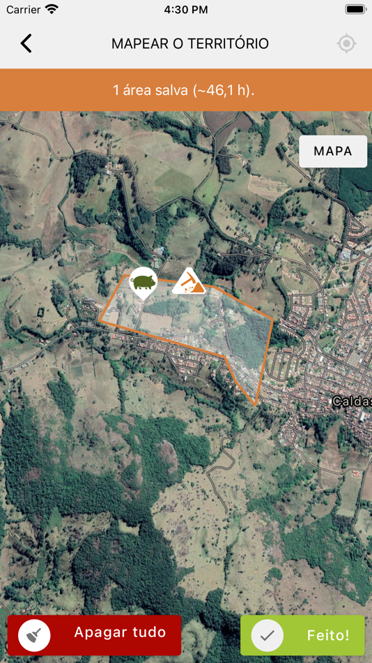 #1. Tô no mapa (iOS) By: Cooperativa EITA