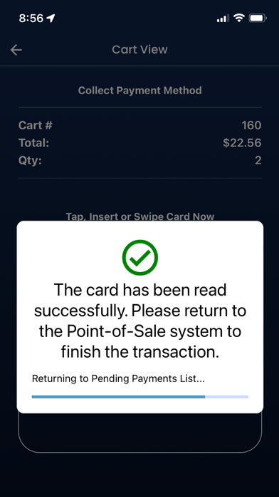 BookTix Card Reader Screenshot