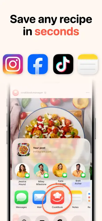 CookBookのスクリーンショット（2/10）