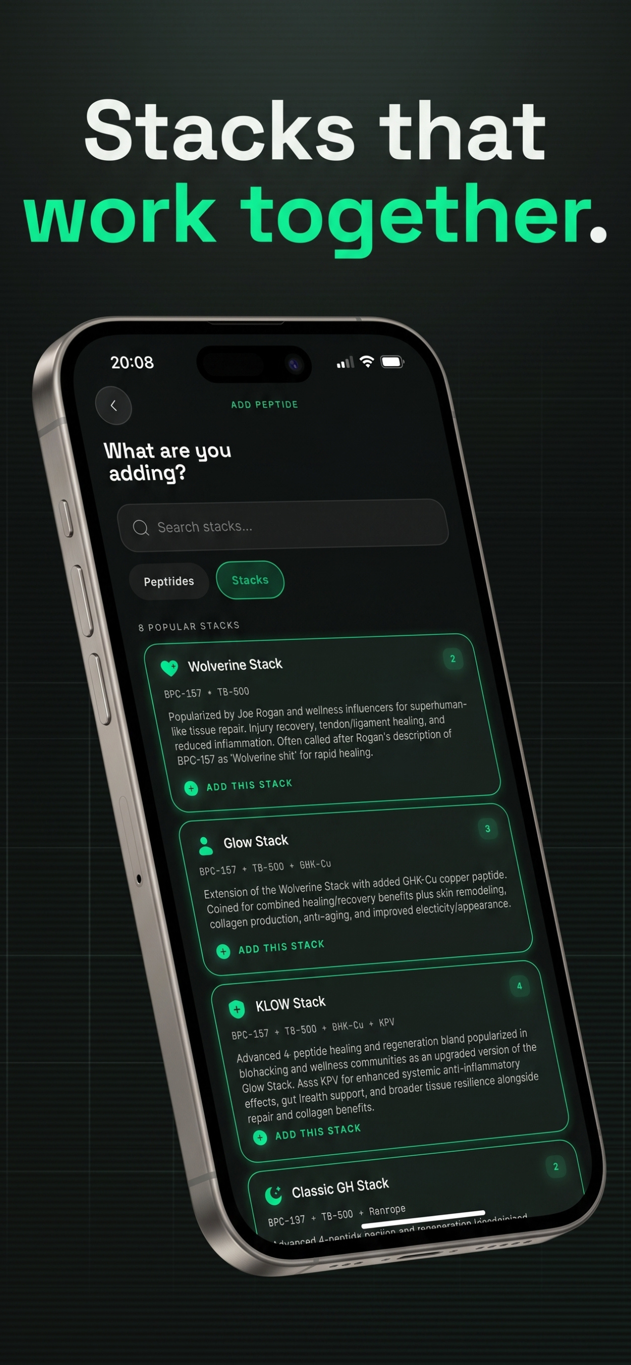 Peptido: AI Peptide Tracker screenshot 7
