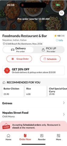 Foodmandu Restaurant & Bar iPhone screenshot