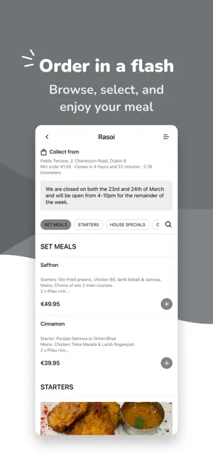 Rasoi Indian Takeaway Dublin screenshot 1