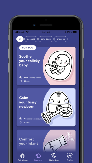 Baby Sleep Sounds by Sleeepy Screenshot