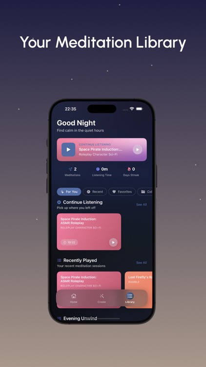 Meditations AI: Custom ASMR screenshot-4