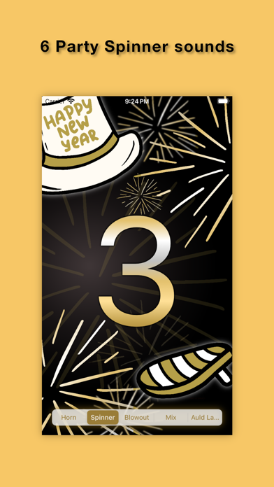 New Year Noisemaker Countdown Screenshot