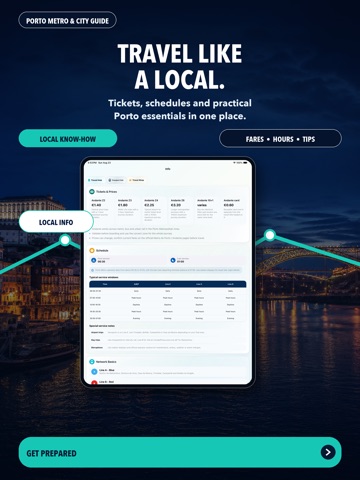 Porto Subway Map iPad screenshot
