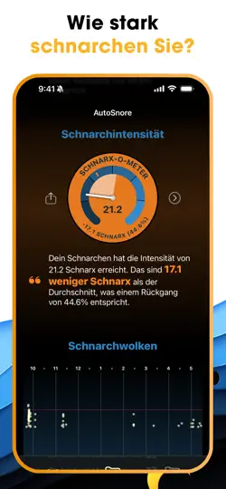 Screenshot von AutoSnore: Schnarch-Rekorder auf dem iPhone 5